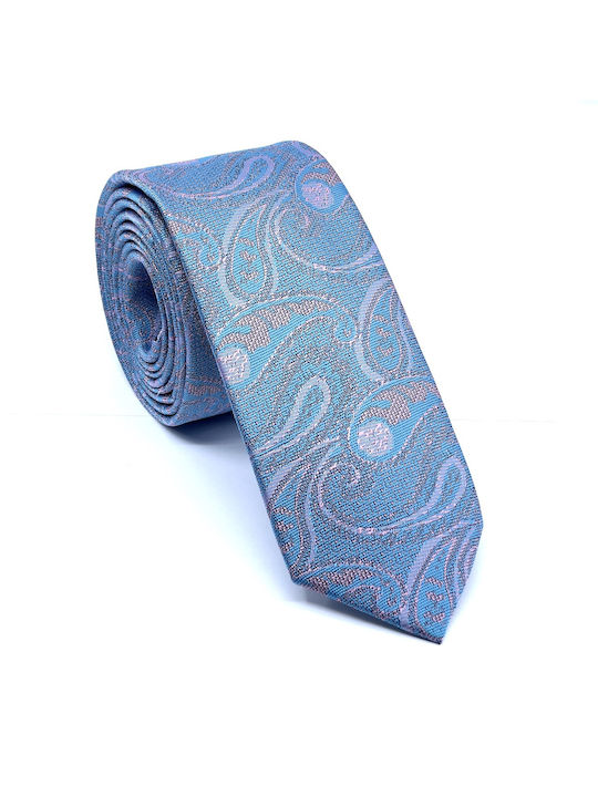 Legend Accessories Men's Tie Set Printed Light Blue