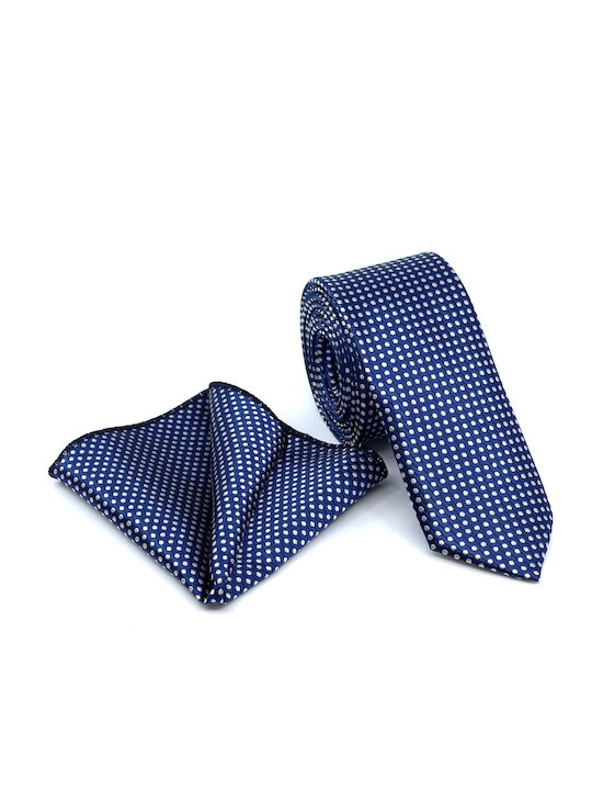 Legend Accessories Herren Krawatte Gedruckt in Blau Farbe