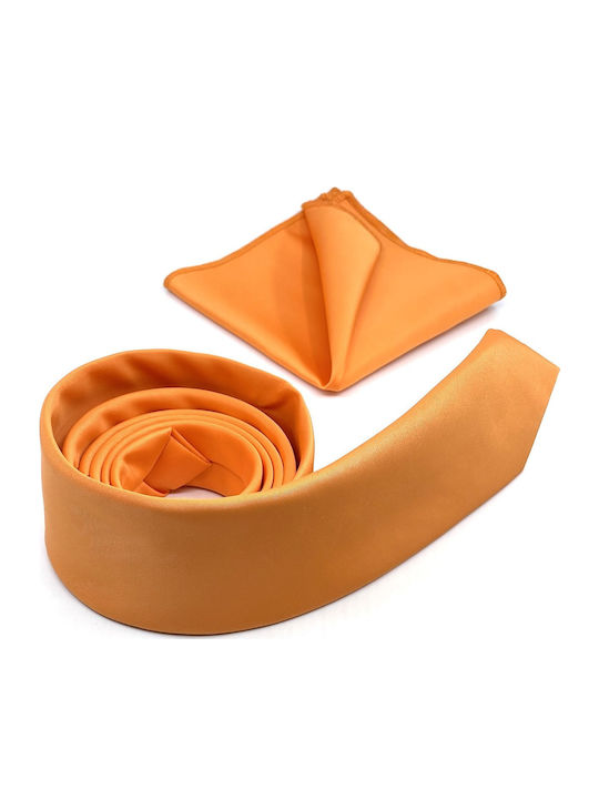 Legend Accessories Men's Tie Set Monochrome Orange