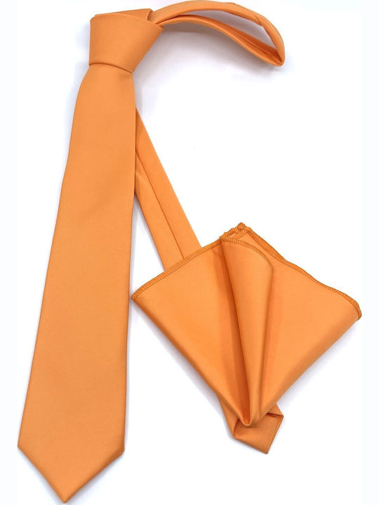 Legend Accessories Men's Tie Set Monochrome Orange