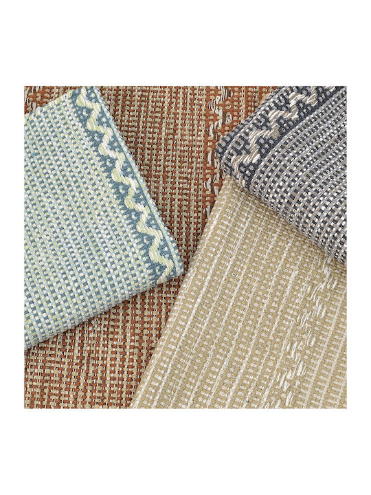 Lino Home Velmar Rectangular Kitchen Mat with Anti-slip Underlay Gray 60x90εκ.