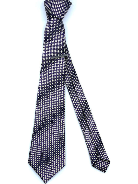 Legend Accessories Herren Krawatten Set Gedruckt in Blau Farbe