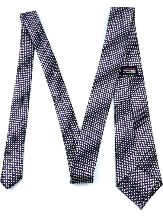 Legend Accessories Herren Krawatten Set Gedruckt in Blau Farbe
