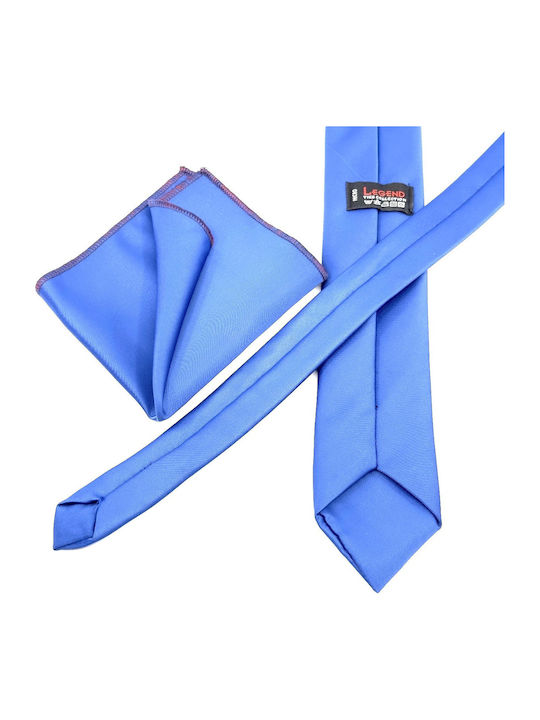 Legend Accessories Men's Tie Set Monochrome Light Blue