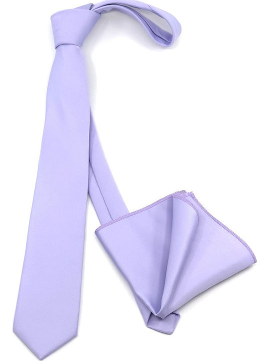 Legend Accessories Men's Tie Set Monochrome Lilac