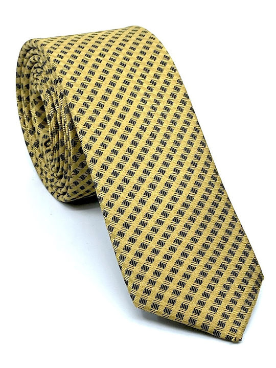 Legend Accessories Men's Tie Set Printed Gold