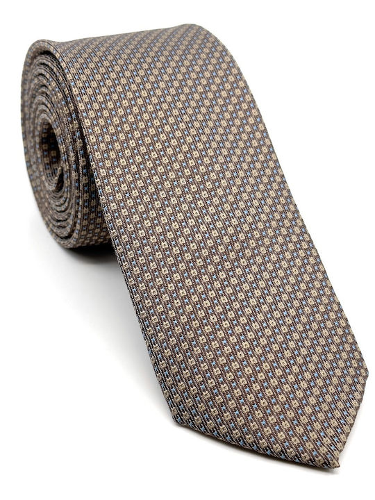 Legend Accessories Men's Tie Set Printed Beige