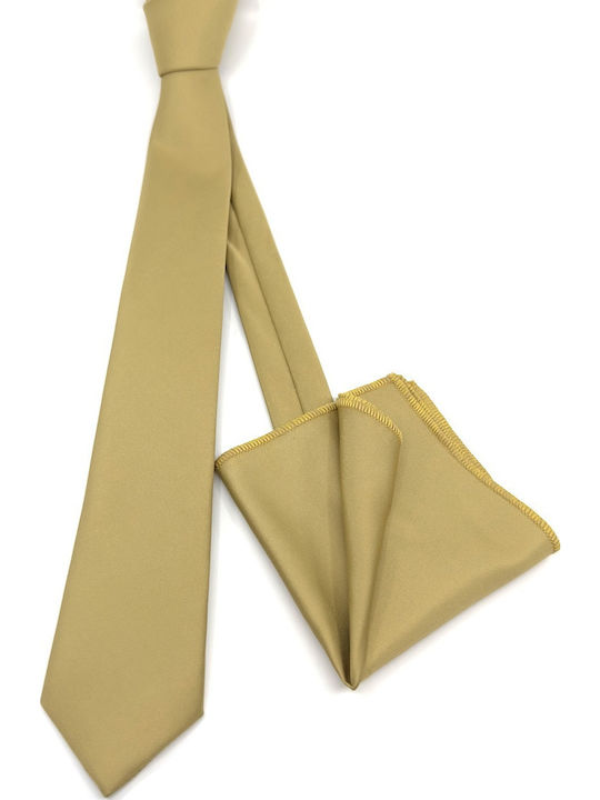 Legend Accessories Men's Tie Set Monochrome in Yellow Color