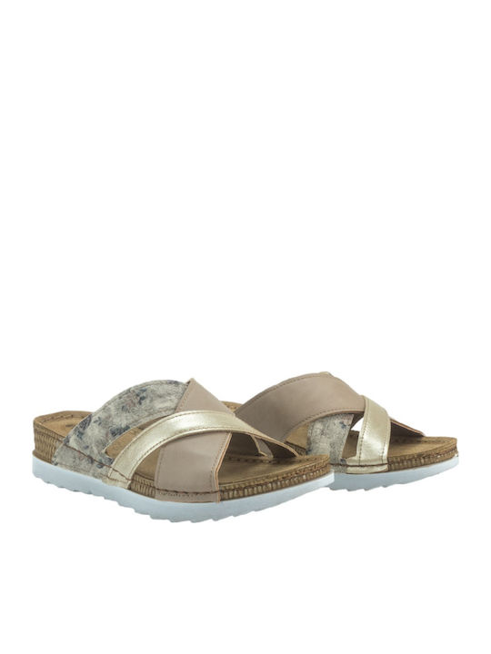 OF35 Women's Platform Shoes Beige
