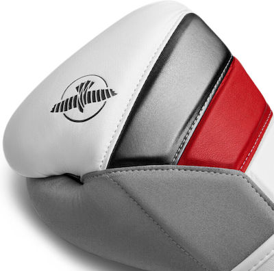 Hayabusa T3 Synthetic Leather Boxing Competition Gloves White