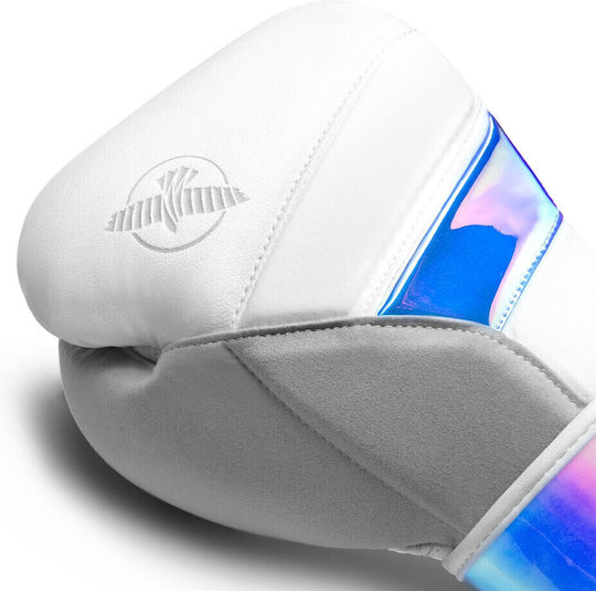 Hayabusa T3 Γάντια Πυγμαχίας από Συνθετικό Δέρμα για Αγώνα Λευκά