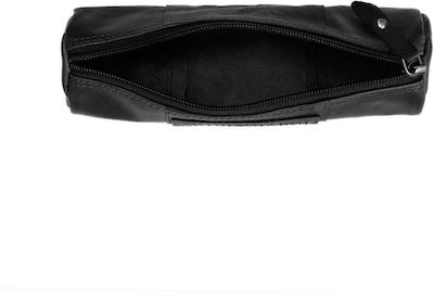 The Chesterfield Brand Pencil Case Barrel with 1 Compartment Black