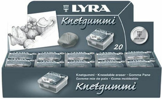 Lyra Γόμα για Μολύβι Κάρβουνου Γκρι