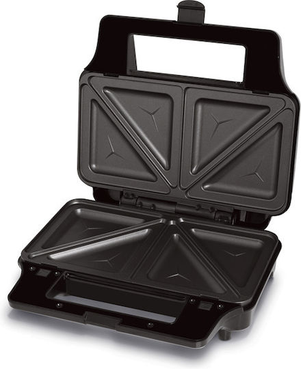 Sencor Sandwich Maker with Removable Plates for for 2 Sandwiches Sandwiches 900W Black