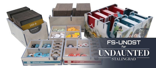 Folded Space Einsatz für Box Rollenspiel / Miniatur-Kriegsspiel Unerschrocken: Stalingrad