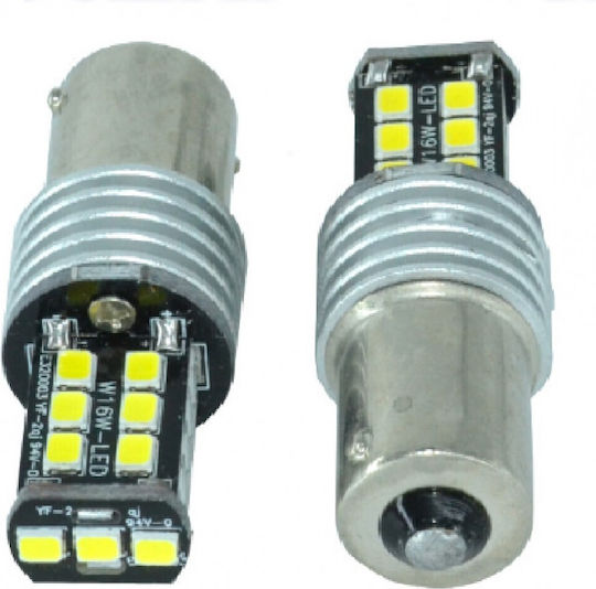 Carsun Lamps Car S25 / BA15S Canbus LED Light Blue 12V 1pcs