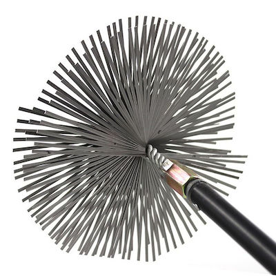 Round Metallic Chimney Cleaning Brush AMD025-029 Ø300mm