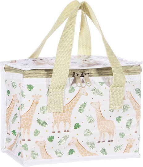 Sass & Belle Gigi Giraffe Σχολικό Τσαντάκι Φαγητού Χειρός Μπεζ 21x12x15cm