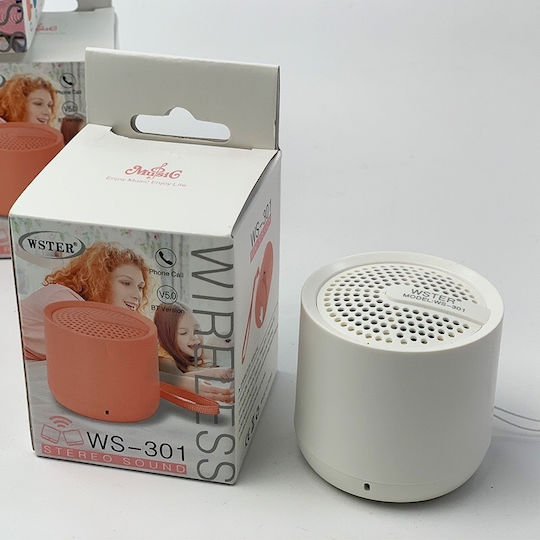 WSTER WS 301 Bluetooth-Lautsprecher 3W Weiß