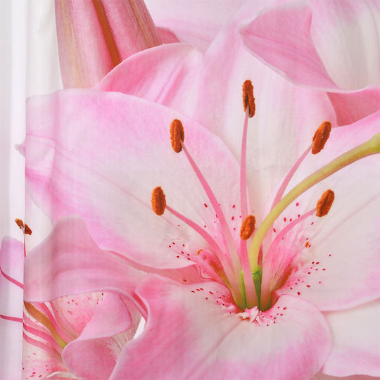 Lino Home Blossia Duschvorhang 180x200cm Rosa