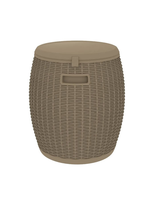 vidaXL Outdoor Storage Box Brown L42.5xW42.5xH44cm