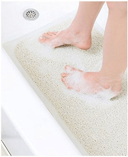 Bathtub Non-slip with Suction Cups White