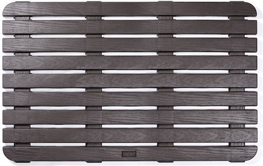 Tatay Platform Shower Non-slip Brown 50x80εκ.