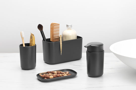 Brabantia Бански Комплект Аксесоари Пластмаса Сив 3 Бройки