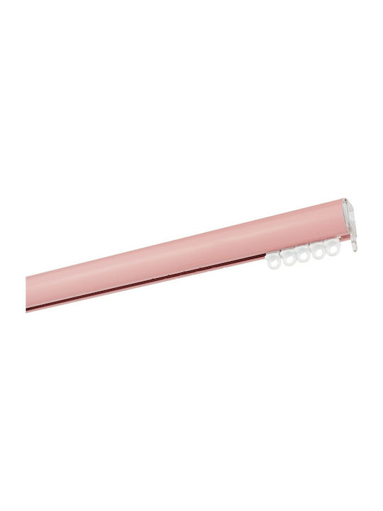 Zogometal Metallic Curtain Pole Double with Rail Φ25mm 160cm Pink