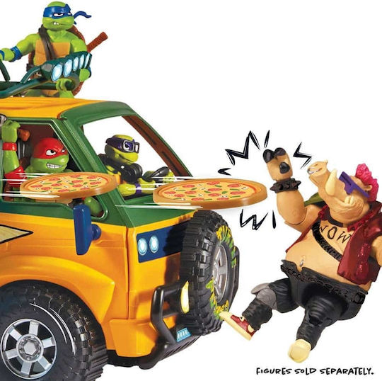 Φιγούρα Δράσης ΤΜΝΤ Mutant Mayhem Movie Pizza Fire Delivery Van Χελωνονιντζάκια για 4+ Ετών
