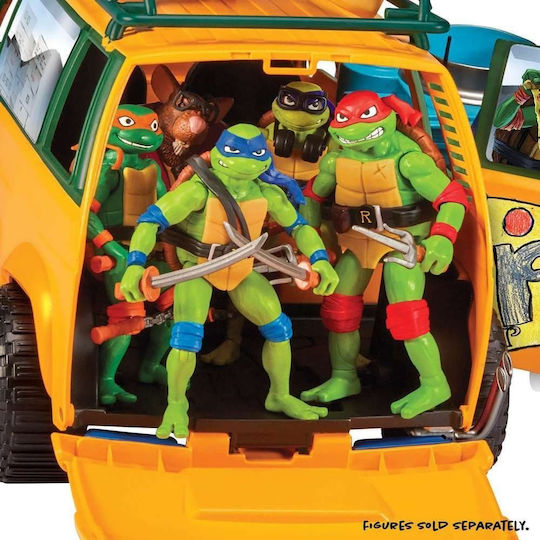 Φιγούρα Δράσης ΤΜΝΤ Mutant Mayhem Movie Pizza Fire Delivery Van Χελωνονιντζάκια για 4+ Ετών