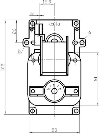 Kenta Ηλεκτρομειωτήρας για Σόμπα Pellet