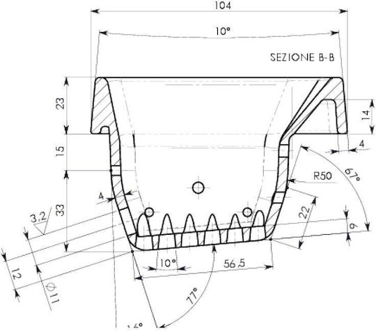 Burner Chamber for Pellet Stove