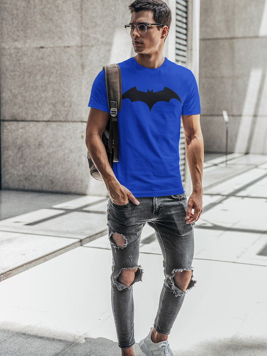 Softworld Batman Emblem T-shirt Batman Μπλε