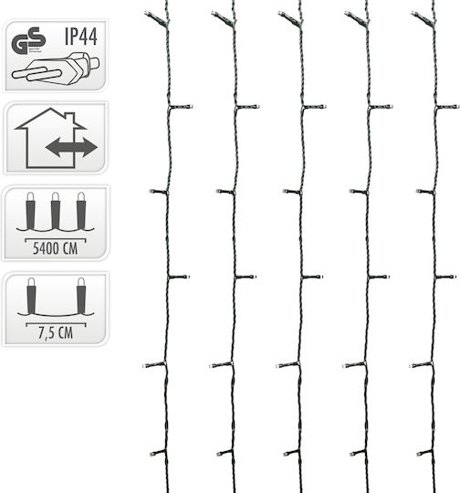 720 Λαμπάκια LED 54μ. Θερμό Λευκό σε Σειρά