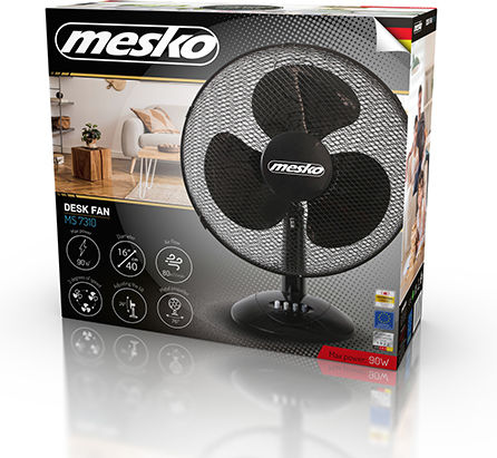 Mesko MS-7310 Επιτραπέζιος Ανεμιστήρας 45W Διαμέτρου 40cm Μαύρος