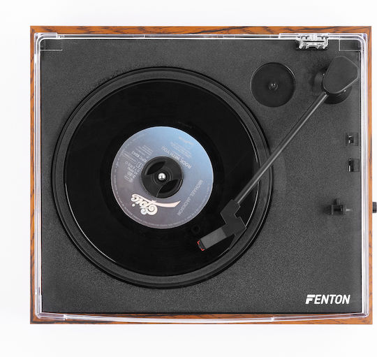 Fenton RP170 102.165 Πικάπ με Προενίσχυση και Ενσωματωμένα Ηχεία Καφέ