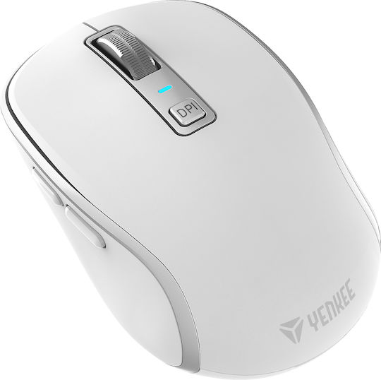Yenkee Noble Ασύρματο Bluetooth Ποντίκι Λευκό