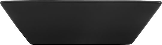 ML-Design Deasupra Blatului Chiuvetă Ceramică 41x41x12cm Negru