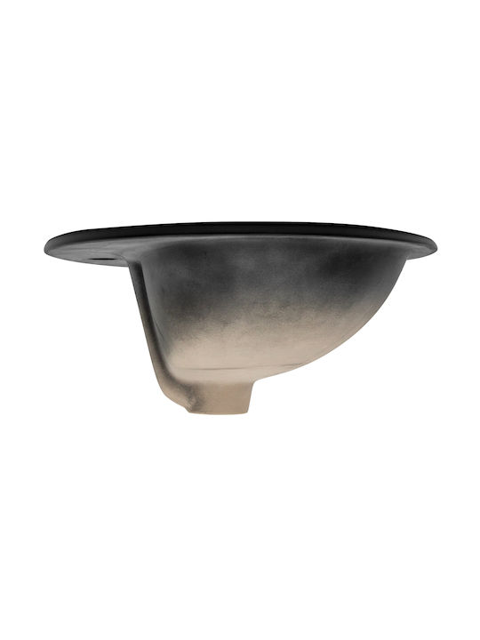 ML-Design Încorporat Chiuvetă Ceramică 57x48.5x19.5cm Negru