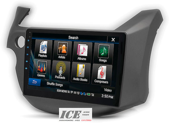 Πρόσοψη 2 Din Συμβατή με Οθόνη 10" για Honda Jazz 2009-2013