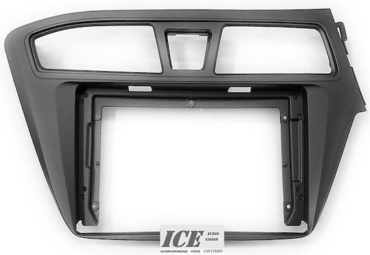 DIN Fascia Panels 2 Din Compatible with Screen 9" for Hyundai i20 2014-2018