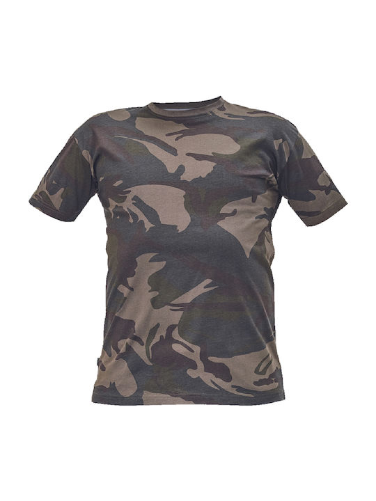 Cerva Tricou de Lucru Kaki