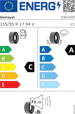 Uniroyal RainSport 5 Car Summer Tyre 215/55R17 94V FR