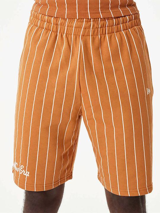 Pinstripe Bermudă de Bărbați Maro