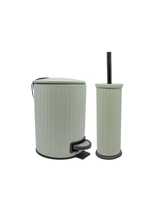 Ankor Inox Toilet Bin 5lt Green