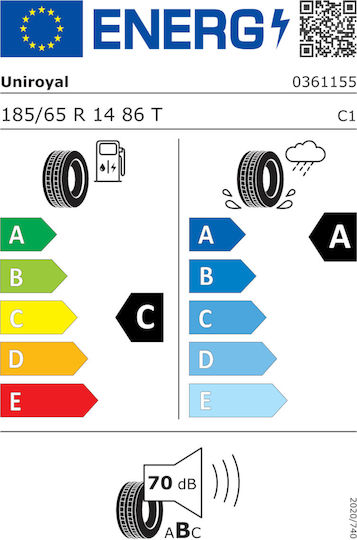 Uniroyal RainExpert 5 185/65R14 86Numele specificației pentru un site de comerț electronic este: De iarnă Anvelopă pentru Pasager Mașină