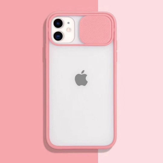 Technovo Camera Protection Back Cover Silicone Pink (iPhone 12 Pro Max)