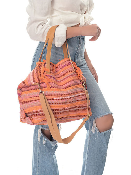 V-store Fabric Beach Bag Orange