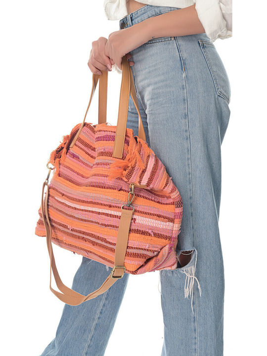 V-store Fabric Beach Bag Green